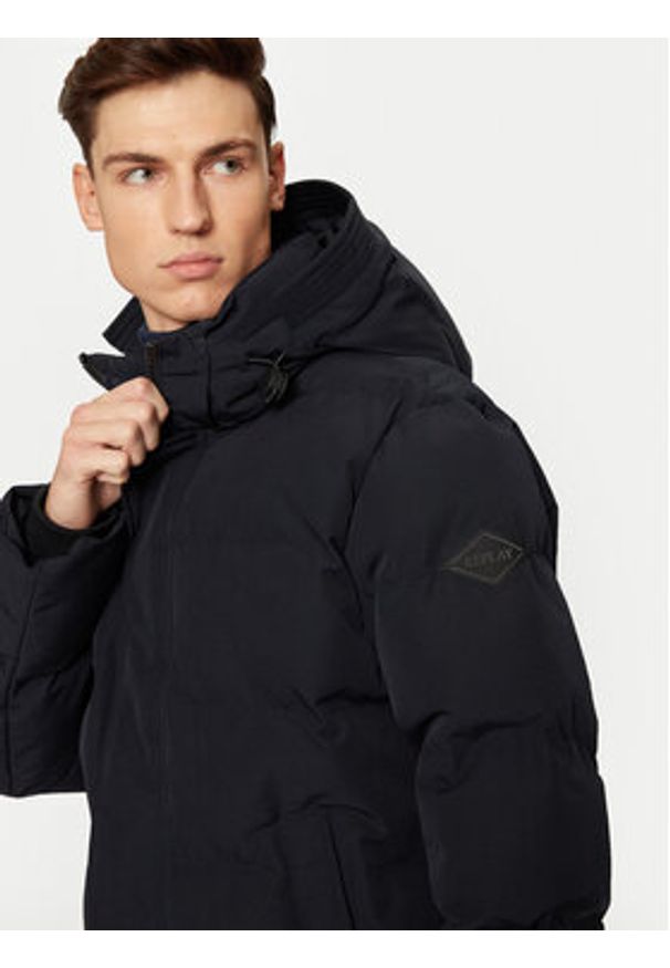 Replay - REPLAY Kurtka zimowa M8403 .000.84728 Granatowy Regular Fit. Kolor: niebieski. Materiał: syntetyk. Sezon: zima