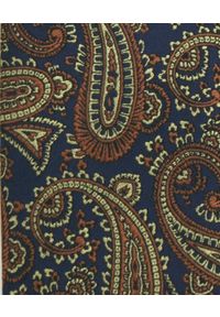 Krawat Męski - Angelo di Monti - Kolorowy z Dużym Paisley. Kolor: wielokolorowy. Materiał: tkanina. Wzór: paisley, kolorowy. Styl: elegancki, wizytowy #3