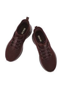 Big-Star - Sneakersy damskie Big Star, cholewka z materiału tekstylnego o oddychającej strukturze, bordowe, UU274053. Okazja: na co dzień. Zapięcie: sznurówki. Kolor: czerwony. Materiał: materiał. Szerokość cholewki: normalna #7