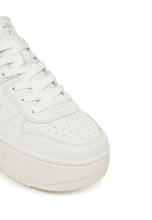 Replay - REPLAY Sneakersy GWZ5O.000.C0024L Biały. Kolor: biały. Materiał: skóra