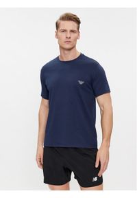 Emporio Armani Underwear T-Shirt 211818 4R463 06935 Granatowy Regular Fit. Kolor: niebieski. Materiał: bawełna