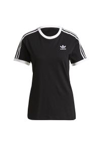 Adidas - Koszulka adidas Adicolor Classics 3-Stripes Tee GN2900 - czarne. Kolor: czarny. Materiał: bawełna. Długość rękawa: krótki rękaw. Długość: krótkie