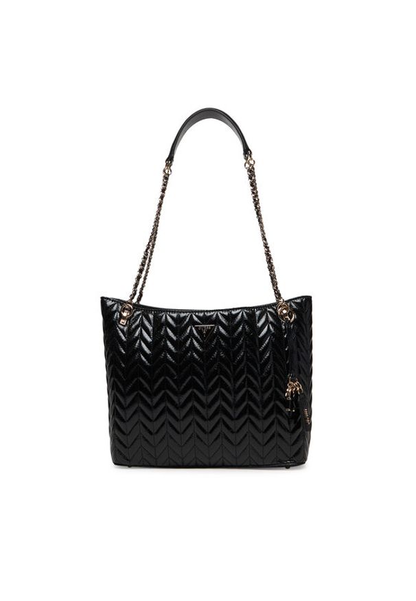 Guess Torebka Cheryl HWTQ97 20220 Czarny. Kolor: czarny. Materiał: skórzane