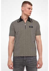 Balmain - Polo męskie logowane BALMAIN. Typ kołnierza: polo #3