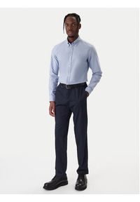 BOSS Koszula H-Roan 50555920 Fioletowy Slim Fit. Kolor: fioletowy. Materiał: bawełna #6
