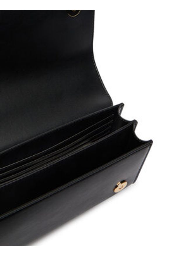 Love Moschino - LOVE MOSCHINO Torebka JC4170PP1OLX0000 Czarny. Kolor: czarny. Materiał: skórzane