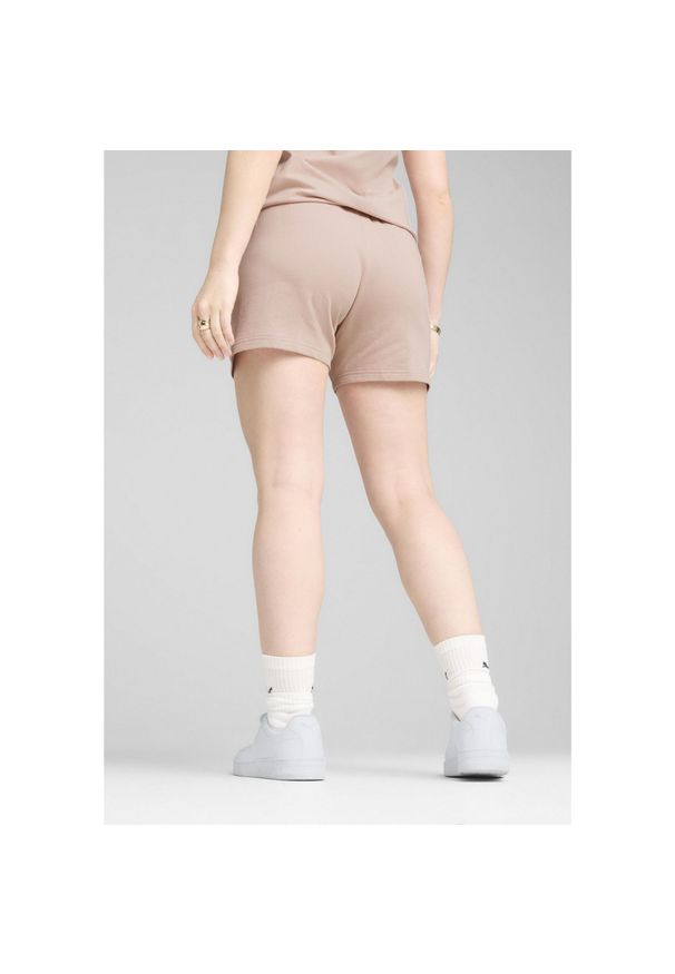 Puma - Damskie szorty ESS ELEVATED 5" ze średnim stanem PUMA Rose Quartz Pink. Kolor: różowy