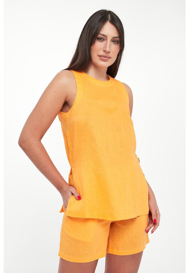 Ecoalf - Top damski lniany Sia ECOALF. Materiał: len