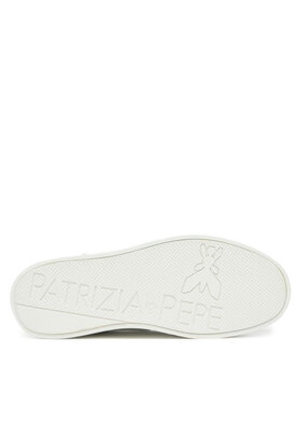 Patrizia Pepe Sneakersy PPJ305 30 Biały. Kolor: biały. Materiał: skóra