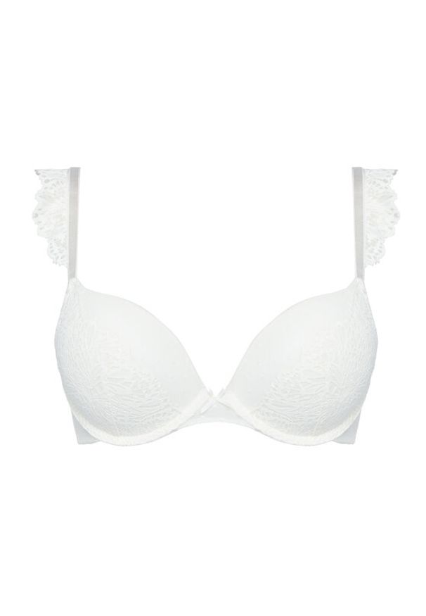 Hunkemöller Biustonosz push-up Posie PP Maximizer 302550 Biały. Kolor: biały. Materiał: syntetyk. Rodzaj stanika: push-up