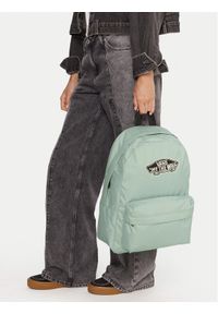 Vans Plecak Old Skool Classic VN000H4YEMW1 Zielony. Kolor: zielony. Materiał: materiał #1