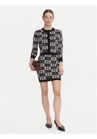 Pinko - PINKO Kardigan Found Someone 106043 A2YD Czarny Regular Fit. Kolor: czarny. Materiał: syntetyk, wiskoza #5