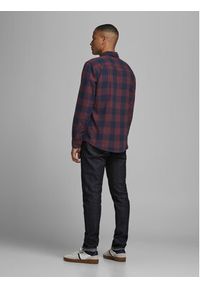 Jack & Jones Koszula 12181602 Granatowy Slim Fit. Kolor: niebieski. Materiał: bawełna #6
