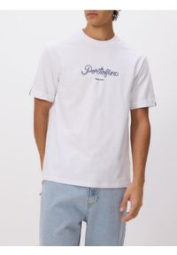 Reserved - T-shirt comfort fit - biały. Kolor: biały. Materiał: bawełna, dzianina