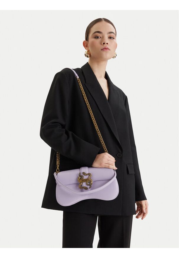 Just Cavalli Torebka 80RA4BA1 ZSA89 Fioletowy. Kolor: fioletowy. Materiał: skórzane