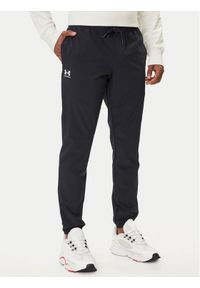 Under Armour Spodnie dresowe UA Vibe Woven 1386557 Czarny Regular Fit. Kolor: czarny. Materiał: syntetyk #1