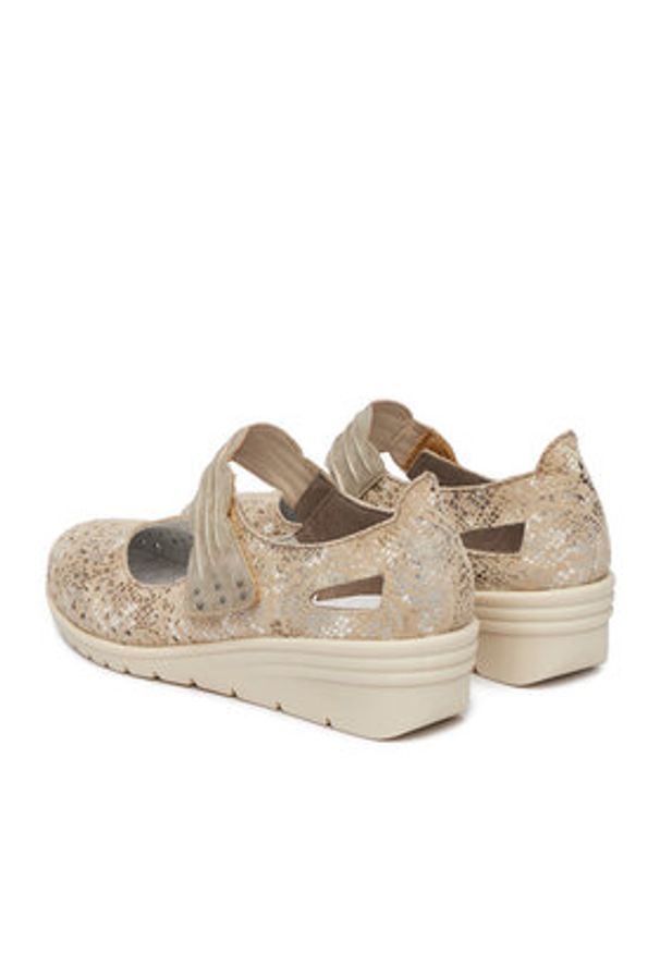 Rieker Półbuty CEO-L5359-90 Beżowy. Kolor: beżowy. Materiał: skóra