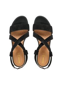 Geox Espadryle D Ischia Corda D55HHA 00022 C9999 Czarny. Kolor: czarny. Materiał: zamsz, skóra #3