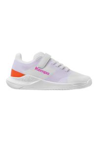 KEMPA - Dziecięce buty halowe Kempa Kourtfly. Kolor: biały, wielokolorowy, fioletowy