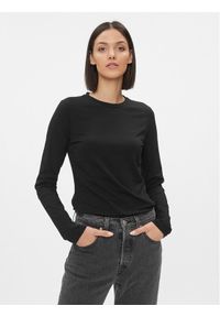 Trussardi Jeans - Trussardi Bluzka 56T00587 Czarny Regular Fit. Kolor: czarny. Materiał: bawełna #1
