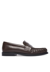 Calvin Klein Lordsy Round Loafer Lth HW0HW03126 Czarny. Kolor: czarny. Materiał: skóra #1