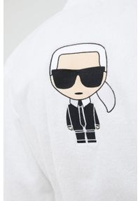 Karl Lagerfeld szlafrok 220M2185.61 kolor biały. Kolor: biały. Materiał: bawełna, materiał #2