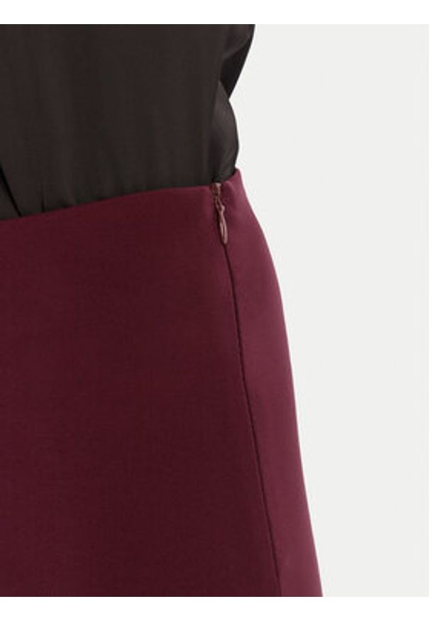 Rinascimento Spodnie palazzo CFC0125425003 Bordowy Wide Leg. Kolor: czerwony. Materiał: syntetyk