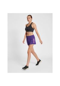 Szorty damskie Hummel hmlhmlCORE. Kolor: różowy, niebieski, wielokolorowy. Sport: fitness