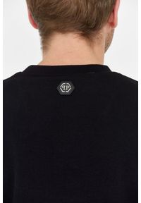 Philipp Plein - PHILIPP PLEIN Czarna bluza męska ls skull, Rozmiar L. Kolor: czarny #6