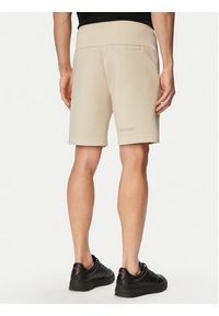 BOSS Szorty sportowe JT_Globe 50558970 Beżowy jasny Regular Fit. Kolor: beżowy. Materiał: bawełna. Styl: sportowy #4