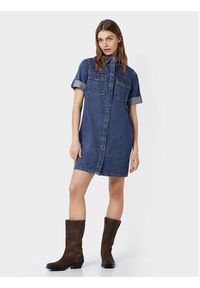Noisy may - Noisy May Sukienka jeansowa New Signe 27030040 Niebieski Loose Fit. Kolor: niebieski. Materiał: bawełna #2