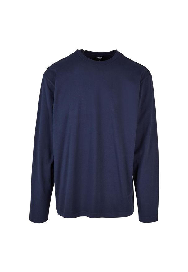 Oversizowa koszulka z długim rękawem Urban Classics Heavy Garment Dye. Kolor: niebieski. Długość rękawa: długi rękaw. Długość: długie