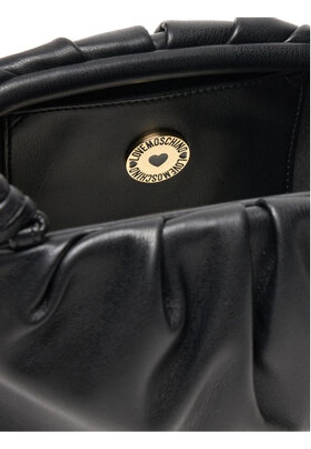 Love Moschino - LOVE MOSCHINO Torebka JC4286PP0MKK0000 Czarny. Kolor: czarny. Materiał: skórzane