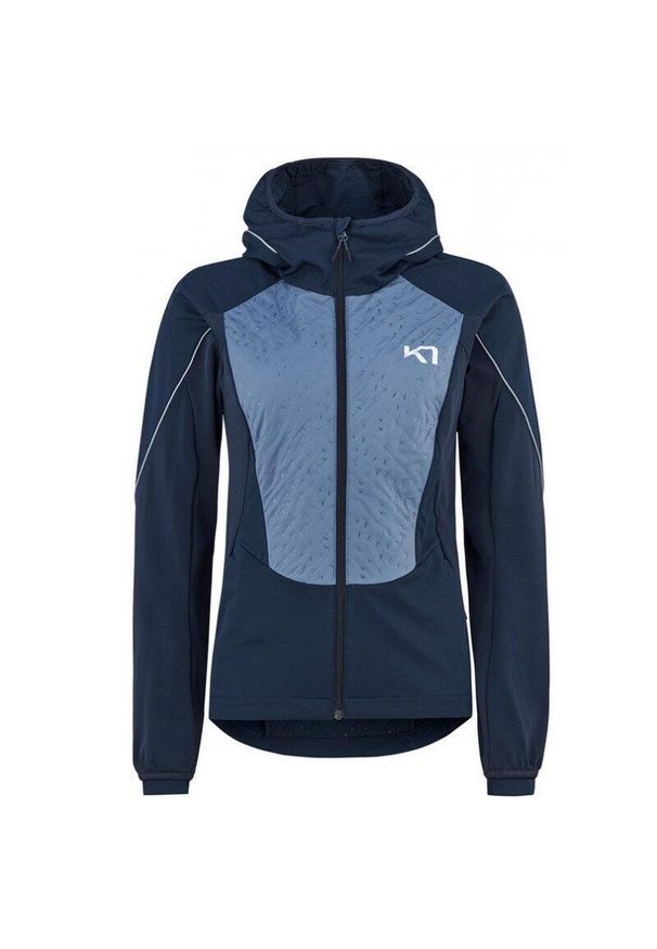 KARI TRAA - Damska kurtka wodoodporna Kari Traa Tirill 2.0. Typ kołnierza: dekolt w karo. Kolor: niebieski. Materiał: softshell. Sport: fitness