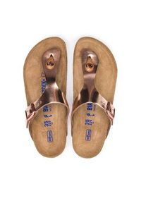 Birkenstock Japonki Gizeh Bs 1005049 Różowy. Kolor: różowy. Materiał: skóra #7