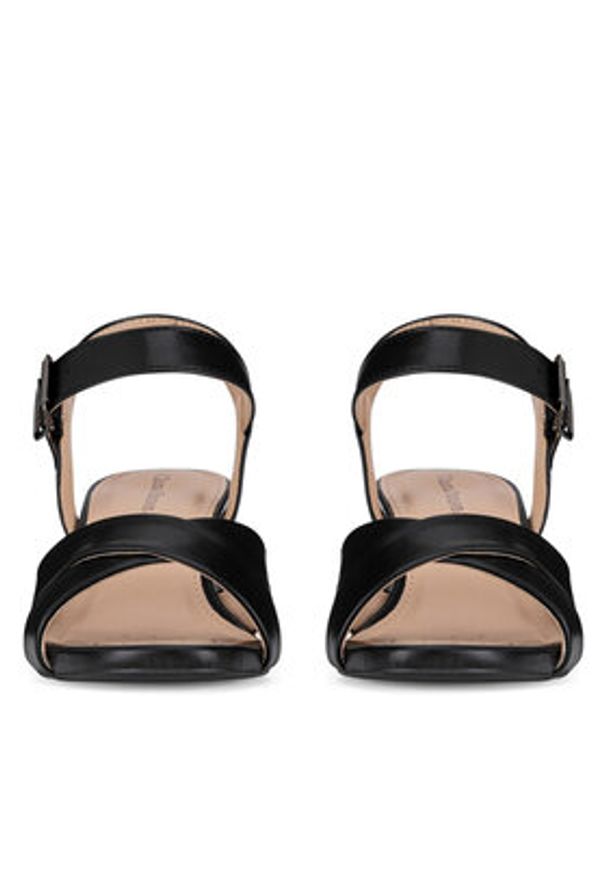 Clara Barson Sandały WSS21574-01 Czarny. Kolor: czarny. Materiał: materiał, syntetyk