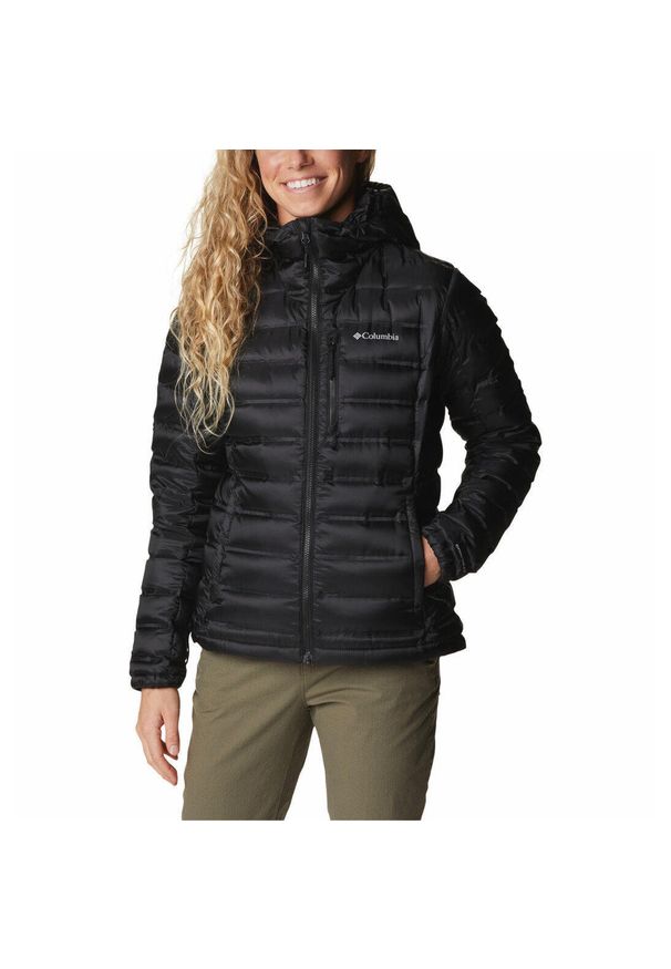 columbia - Kurtka turystyczna puchowa damska Columbia Pebble Peak Down. Kolor: czarny. Materiał: puch. Sport: turystyka piesza