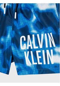 Calvin Klein Swimwear Szorty kąpielowe Medium KV0KV00027 Niebieski Regular Fit. Kolor: niebieski. Materiał: syntetyk