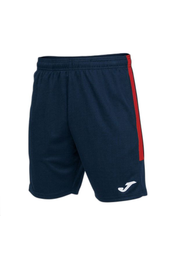 Spodenki do piłki nożnej męskie Joma Eco Championship. Kolor: wielokolorowy, niebieski, czerwony. Sport: piłka nożna