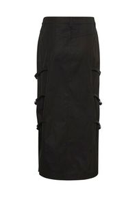 GESTUZ - Gestuz Spódnica midi 10908261 Czarny Regular Fit. Kolor: czarny. Materiał: bawełna #6