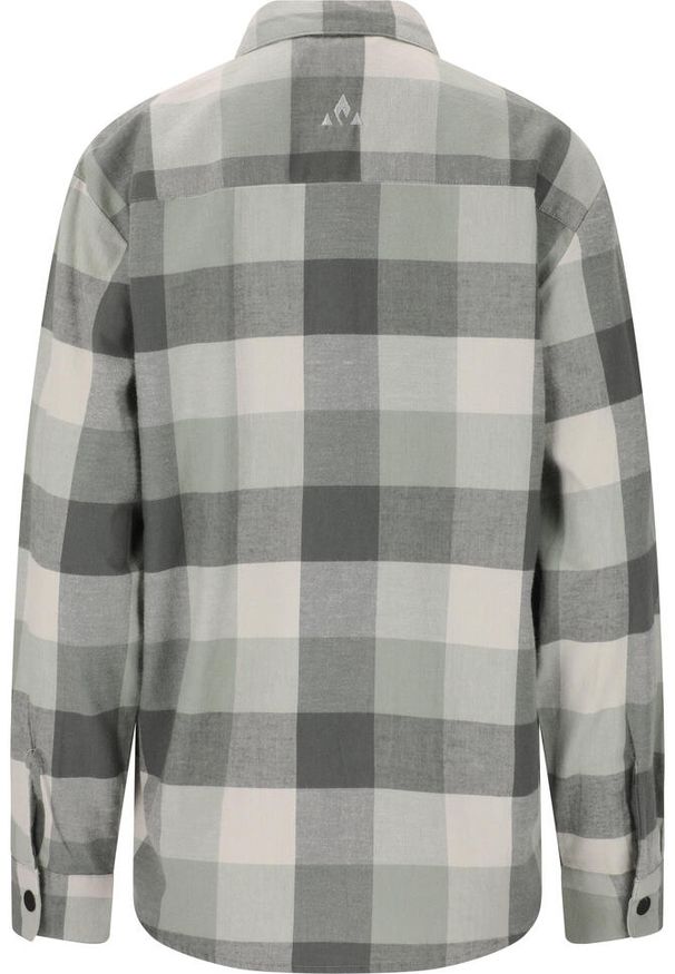 Koszula damska Whistler Riglet. Okazja: na co dzień. Kolor: fioletowy, szary, wielokolorowy. Materiał: bawełna. Styl: casual, klasyczny