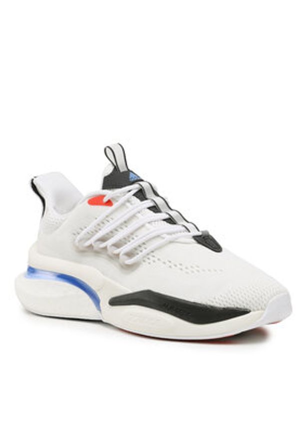 Adidas - adidas Sneakersy Alphaboost V1 Sustainable BOOST HP2757 Biały. Kolor: biały. Materiał: materiał