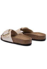 Birkenstock Klapki Madrid Big Buckle 1015279 Beżowy. Kolor: beżowy. Materiał: skóra #3