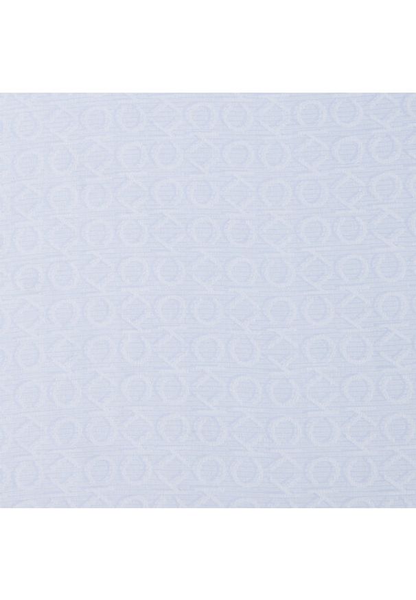 Calvin Klein Chusta Monogram Jacquard Scarf 130X130 K60K608779 Niebieski. Kolor: niebieski