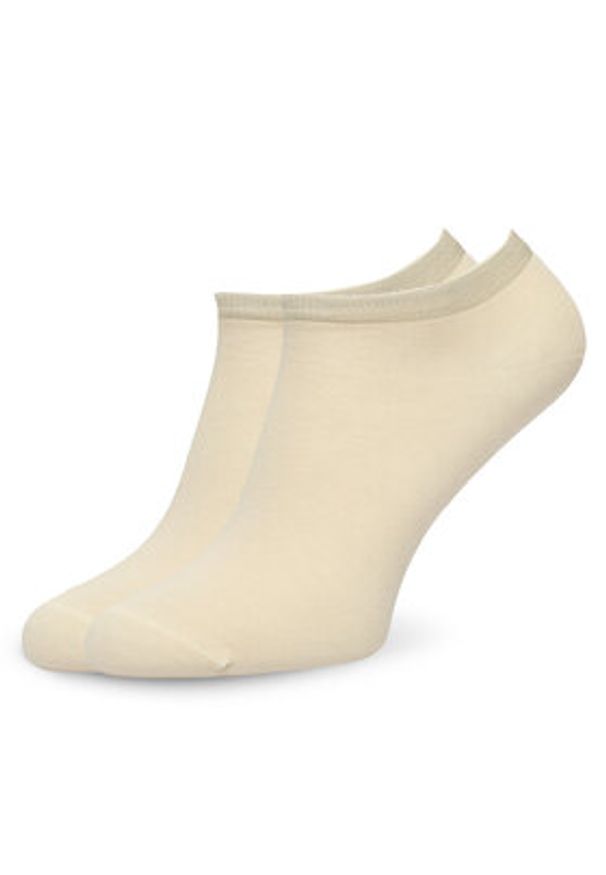 TOMMY HILFIGER - Tommy Hilfiger Skarpety krótkie 343024001 Beżowy. Kolor: beżowy. Materiał: bawełna