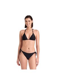 Strój kąpielowy damski dwuczęściowy kostium bikini basen Arena Stripe. Kolor: czarny