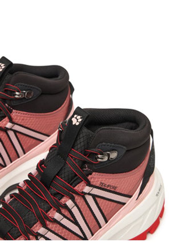 Jack Wolfskin Trekkingi Wild Hike Texapore Mid A65580 Różowy. Kolor: różowy. Materiał: materiał