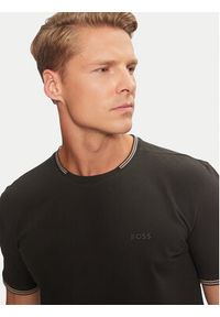 BOSS - Boss T-Shirt Taul 50521245 Czarny Regular Fit. Kolor: czarny. Materiał: bawełna