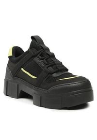 Vic Matié Sneakersy 1C6412D_V14BEBTB10 Czarny. Kolor: czarny. Materiał: nubuk, skóra