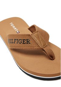 TOMMY HILFIGER - Tommy Hilfiger Japonki Monotype FM0FM05237 Brązowy. Kolor: brązowy. Materiał: materiał